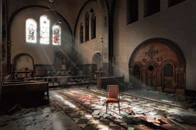 abandoned chapel