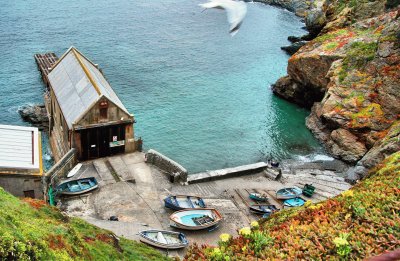 Lizard lifeboat house Cornwall