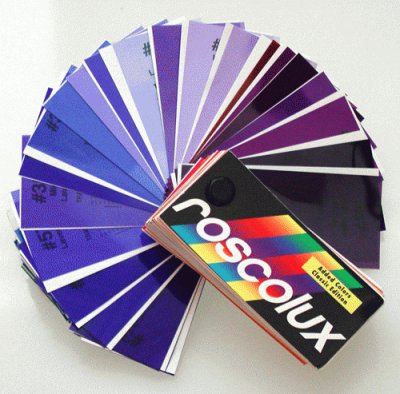 Spectrum of Purple Paint Colors