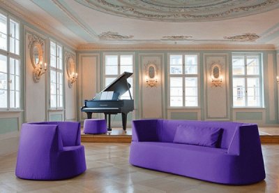 Awesome Purple Living Room