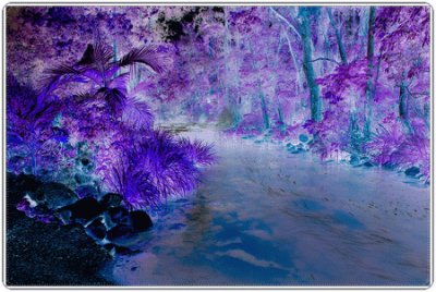 Purple Landscape-Abstract Art