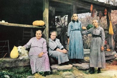 Poet Louisa Walker and sisters