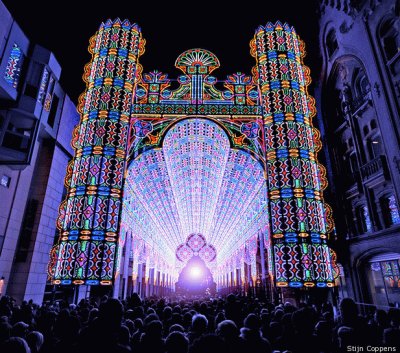 light cathedral Ghent