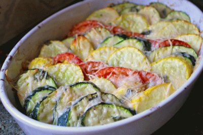 squash au gratin