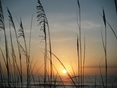 sunset on the gulf