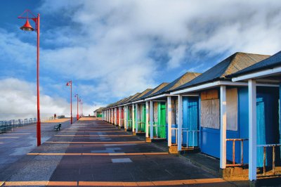 Promenade   Beach huts - Mablethorpe