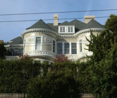 haunted San Francisco mansion