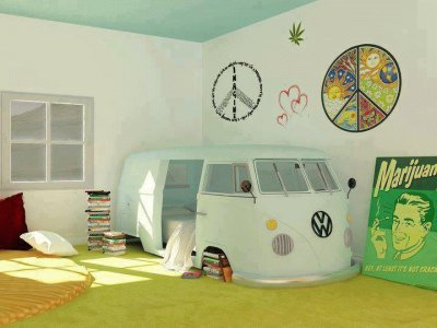 60s bedroom