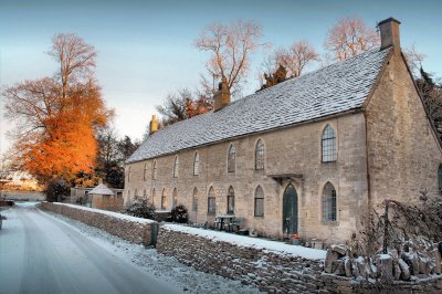 Cottages in winter