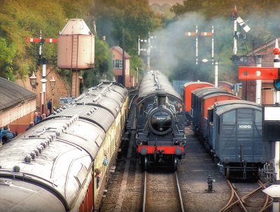 Steam trains Bewdley station