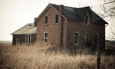 brick farmhouse