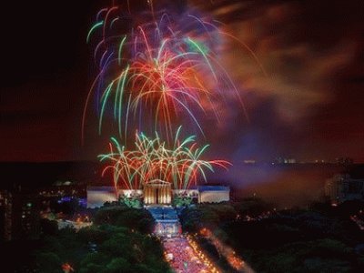 fireworks Philadelphia Museum of Art