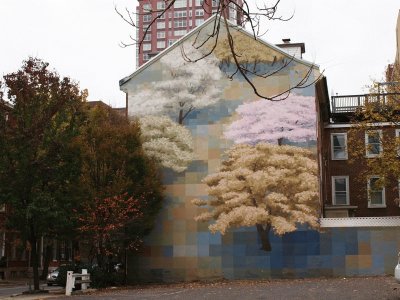 spring mural Philadelphia