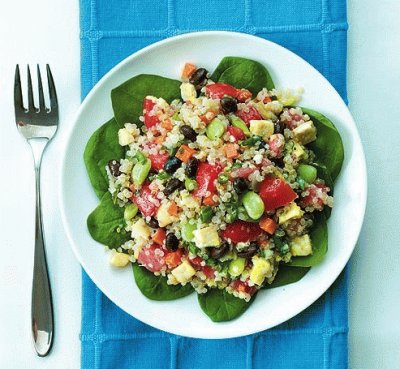 bean quinoa salad