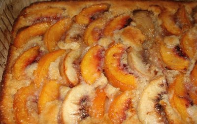 peach cobbler