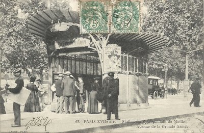 Bouche de MÃ©tro Guimard Porte Maillot