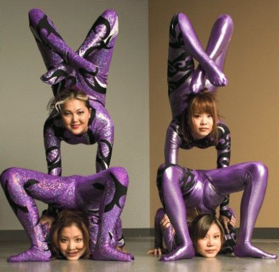 Purple Contortionists