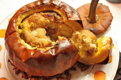 baked stuffed pumpkin