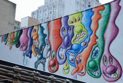 Kenny Scharf mural Philadelphia