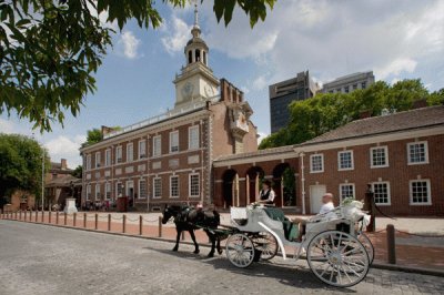 Independence Hall haunted by Ben Franklin