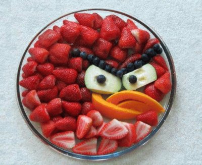 angry birds fruit bowl