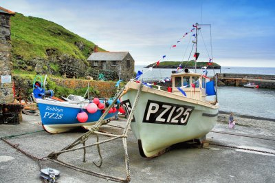 Cornish fishing boats