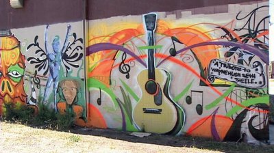 music mural