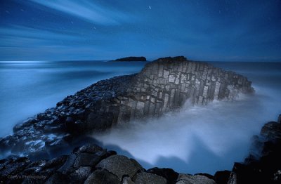 seascape with fog