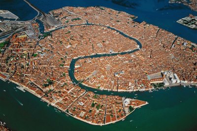 VENECIA DESDE EL AIRE.