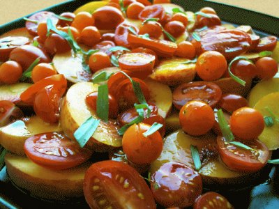 peach tomato bake