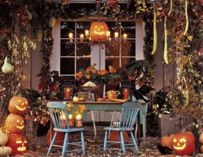 autumn decorating