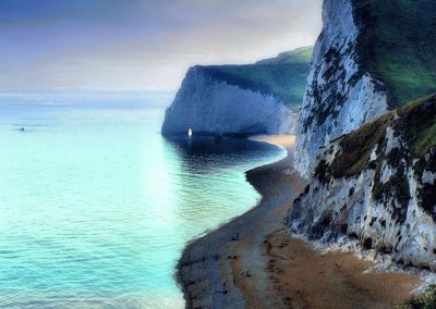 Turquoise cliffs