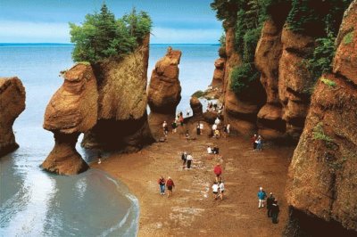 BAHÃA DE FUNDY, CANADA.