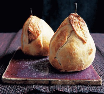 baked pear dumplings