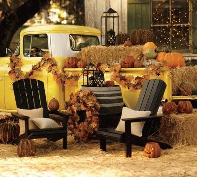 fall outside decoration