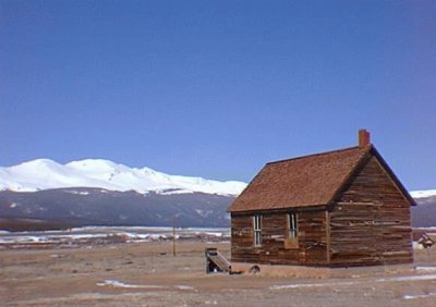 desolate cabin