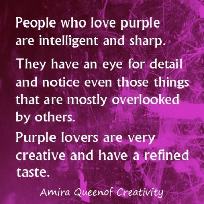 â™¥ â™¥ People Who Love Purple â™¥ â™¥