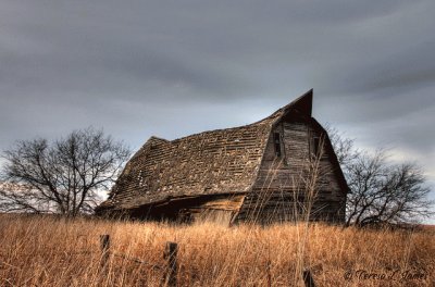 old abandoned barn