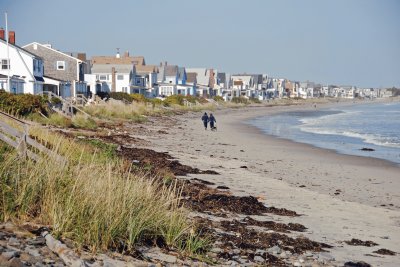 Walking on the beach