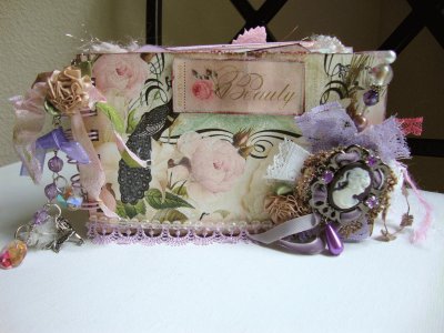 Purple Vintage Crafting-Art