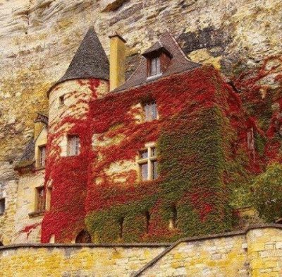 cliffside French castle