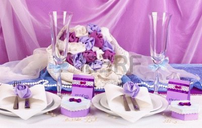 Pretty Wedding Table Setting