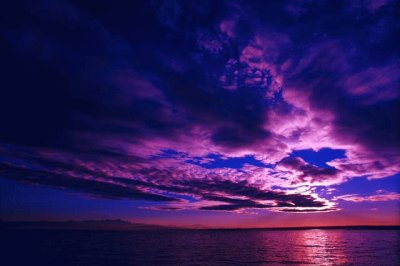 Purple Storm Clouds