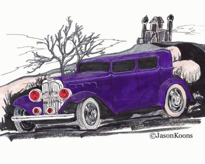 Gothic Vintage Car