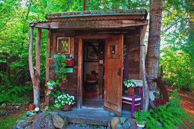 Rustic bathroom