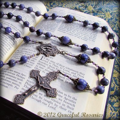 Purple Rosary Beads