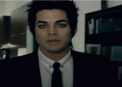 its adam lambert in his video whataya want from me