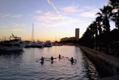 en el puerto de alicante