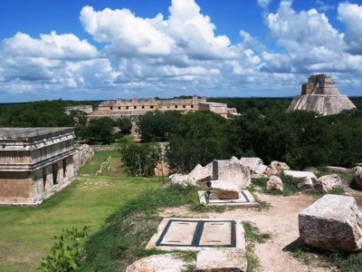 piramides en Yucatan