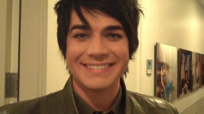 adam lambert smiling